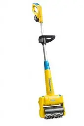 Produktbild: Gloria MultiBrush li-on - Multifunktionale Akku-Bürste/Unkrautentferner, Nutzbar als Stein-, Holz-, Fugenreiniger, Rasenkantenschneider, Vertikutierer, Rasenlüfter, Set mit 2 Aufsätzen, ohne Akku