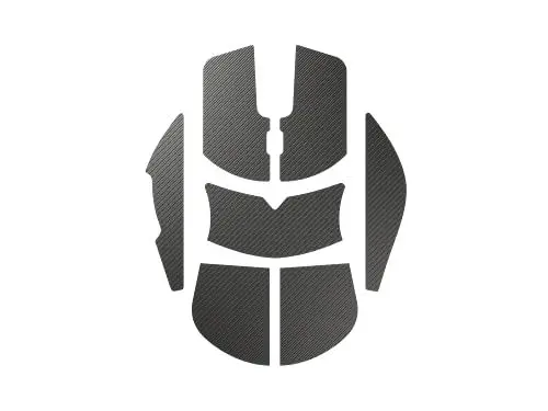 Produktbild: Glorious Gaming Maus-Griffband für Model O- (Minus) – rutschfest, fett- und schweißabweisend, 0,5 mm dick, zugeschnitten, einfach anzubringen, Klebstoff von 3M, schwarz