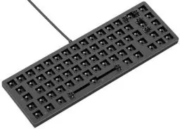 Produktbild: Glorious Gaming GMMK 2 Compact 65% Barebones (Frame Only) – Mechanisches Gaming-Tastaturgrundgerüst, Kompakt-TKL (65%), Aluminium, individuell anpassbar, RGB, International / ISO Layout - Schwarz