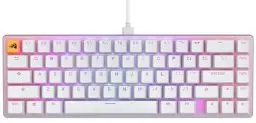 Produktbild: Glorious Gaming GMMK 2 Compact (65%) – Mechanisches Gaming-Keyboard, Aluminiumrahmen, anpassbar, Doubleshot-Kappen, Fox Schalter, tastenweise RGB, Amerikanisch QWERTY Layout - Weiß