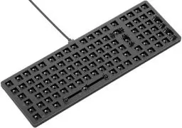 Produktbild: Glorious Gaming GMMK 2 Full Size (96%) Barebones (Frame Only) – Mechanisches Gaming-Tastaturgrundgerüst, Fullsize (96%), Aluminium, individuell anpassbar, RGB, International/ISO Layout - Schwarz