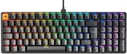 Produktbild: Glorious Gaming GMMK 2 Full Size (96%) – Mechanisches Gaming-Keyboard, Aluminiumrahmen, anpassbar, Doubleshot-Kappen, Fox Schalter, tastenweise RGB, Deutsch QWERTZ Layout - Schwarz