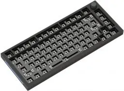 Produktbild: Glorious Gaming GMMK PRO 75% Barebones (Frame Only) – Modulares mechanisches Gaming-Keyboard, 1,5 kg schwer, RGB, voll anpassbar, unterstützt 5-polige Schalter, Amerikanisch/ANSI Layout - Schwarz
