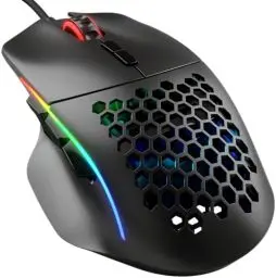 Produktbild: Glorious Gaming Model I Wired Gaming Mouse – superleichte 69 g, 2 tauschbare Tasten, RGB, PTFE-Füße, 9 programmierbare Tasten, seitliche Daumenablage – Schwarz