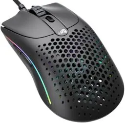 Produktbild: Glorious Gaming Model O 2 Wired Gaming Mouse – ultraleichte 59 g, FPS, 26.000 DPI, Motion-Sync, auf 80 Mio. Klicks ausgelegte Schalter, 6 programmierbare Tasten, beidhändig, RGB, PTFE-Füße – Schwarz