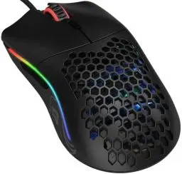 Produktbild: Glorious Gaming Model O Wired Gaming Mouse – superleichtes Wabendesign mit 67 g, RGB-Beleuchtung, Pixart 3360 Sensor, Omron-Schaltern, beidhändig – Mattschwarz