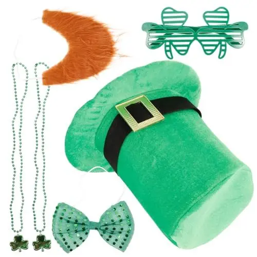 Produktbild: GLSTOY 1 Satz Kostümzubehör Zum St Patricks Day Festliche Partykostüm Requisiten Für Herren Und Damen Für St Patricks Day Party Und Feier