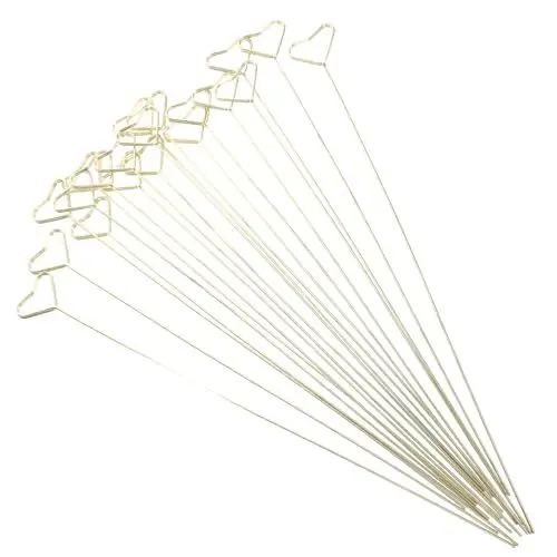 Produktbild: GLSTOY Blumenkartenhalter-Clips Metall-Blumen-Picks Für Karten Multifunktionaler Fotohalter