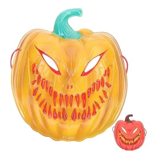 Produktbild: GLSTOY Schreckliche Kürbismaske Gruselige Halloween-maske Für Performance-requisiten Pvc-material