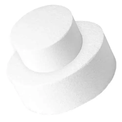 Produktbild: GLSTOY 2pcs Realistische Kuchen Dummies Schäume Kuchen Für Backen Praxis Hochzeit Kuchen Prop Glatte