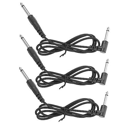 Produktbild: GLSTOY Gitarrenkabel Audio Verbindungskabel Für E Gitarre Akustikgitarre Und E Bass Hochwertige Lautsprecher Audio Kabel Für Optimale Klangübertragung