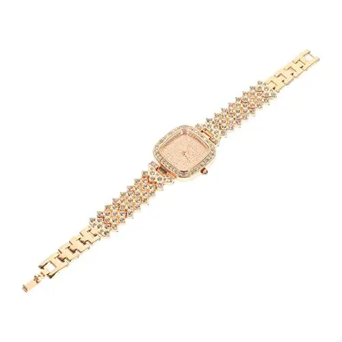 Produktbild: GLSTOY Diamantuhr für Damen treffenzeit damenarmbanduhr smaetwatch Edelstahluhr Sportuhren für Damen strassverzierte Uhr Freizeituhr für Damen Frauen Strasssteine Rose Gold