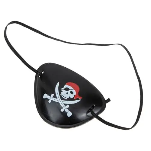 Produktbild: GLSTOY Piraten- Piraten-Aufnäher für Kinder Augenklappe Skelettmaske Schutzmaske Outfit augenmaske halloween augenpflaster kinder Halloween-Dekor Halloween-Requisiten Plastik