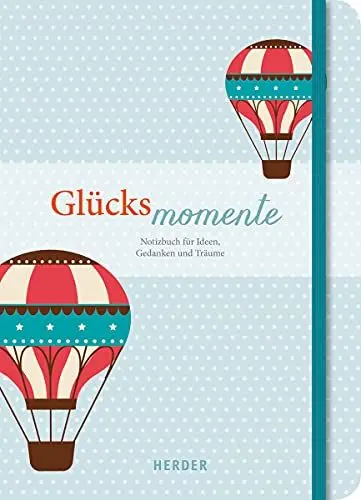 Produktbild: Glücksmomente: Notizbuch für Ideen, Gedanken und Träume