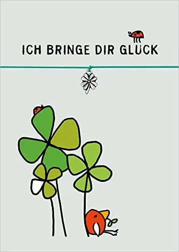 Produktbild: Glücksschmiedin - Glücksgeschenk, Wunscharmband in TÜRKIS mit silberfarbenem KLEEBLATT-Anhänger und Spruchkarte zum selberbeschriften