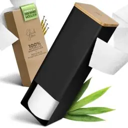 Produktbild: GLÜCKSTOFF® Toilettenpapier Aufbewahrung (WANDMONTAGE MÖGLICH) - Ersatzrollenhalter Toilettenpapier - Klopapier Aufbewahrung - Toilet Paper Storage - WC Papier Aufbewahrung - Klorollenaufbewahrung
