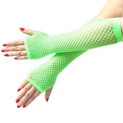Produktbild: GMBYLBY Elastische Netzhandschuhe, Angelhandschuhe, Nylon, Anglerhandschuhe für Sportler und, Dunkelgrün, einfach de, M