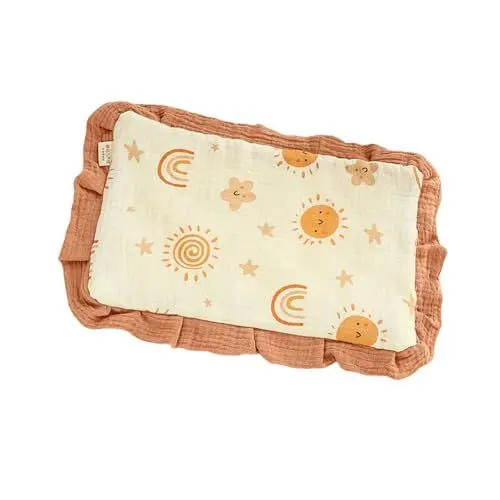 Produktbild: GMBYLBY Neugeborenes Kissen Mit Schönem Druckmuster Gekräuseltes Babykissen Schlafstützkissen Für Kleinkinder Jungen Und Mädchen