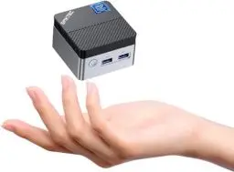 Produktbild: GMKtec Mini-PC N97 mit with Windows 11 Pro, G5 Micro-Desktop-Computer, Intel Alder Lake N97 der 12. Generation (bis zu 3,60 GHz), 12 GB DDR5, 256 GB großes Laufwerk für Unternehmen, Schule