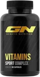 Produktbild: GN Laboratories Vitamin Stack Sport-Komplex – Hochdosiertes Multivitamin Präparat für Sportler – 90 vegane Kapseln mit 30+ Vitaminen & Mineralien – breiter Nährstoff-Komplex für optimale Unterstützung