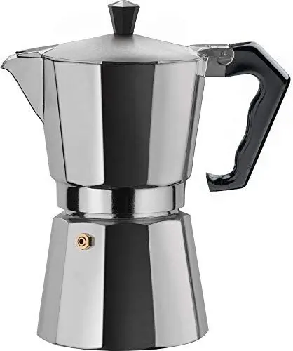 Produktbild: Gnali & Zani Brasil Coffee Maker alu 12 Tassen Kaffeebereiter, Aluminium-Kunststoff, 19,5 x 12,5 x 25,6 cm