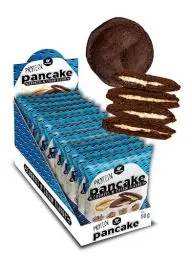 Produktbild: Go Fitness Protein Pancake - Cookies N Cream High Protein Snack, frisch gebacken & extrem lecker - Eiweißriegel alternative mit 10g Eiweiß pro Pancake