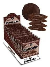 Produktbild: Go Fitness Protein Pancake - Double Choc High Protein Snack, frisch gebacken & extrem lecker - Eiweißriegel alternative mit 10g Eiweiß pro Pancake
