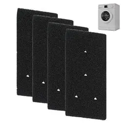 Produktbild: Gobesty 4 Stück Trockner Filter Ersatz für Bauknecht Privileg Whirlpool HX 481010716911 Trockner Wärmepumpentrockner, Schwammfilter Filtermatte Kondenstrockner, 230x115x14mm