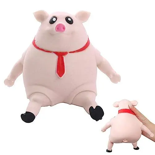Produktbild: Gobesty Squishy Spielzeug, Funny Pig Ball, Fidget Toys Squishies, Squishy Squeeze Toy für sensorische Erwachsene, Autismus Spielzeug, Anti Stress Spielzeug für Mädchen Kinder und Erwachsene