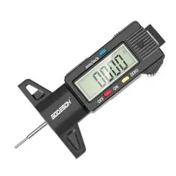 Produktbild: GODESON Digitaler Profiltiefenmesser für Reifen,Reifenprofiltiefenmesser Digital Mit Großes LCD Display, Reifen reifenprofilmesser für Motorrad, Auto, LKW in Zoll/MM