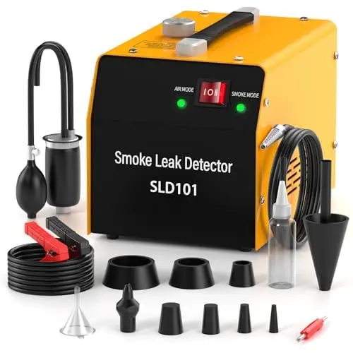 Produktbild: GODIAG SLD101 Nebelmaschine Kfz Rauchmaschine Lecksuchgerät mit Eingebauter Luftpumpe Nebelmaschin Kfz Werkstatt Kfz Nebelmaschine für DC12V Autos, ATVs, Motorräder, Schneemobile, Boote