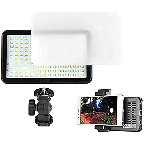 Produktbild: Godox LEDM150 LED-Videoleuchte für Smartphone mit Halterung