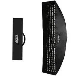 Produktbild: Godox Softbox Strip Grid Softbox Strip Box Honeycomb Grid Softbox for Photo Strobe Studio Flash Softbox Bowens Mount (FW30X120)