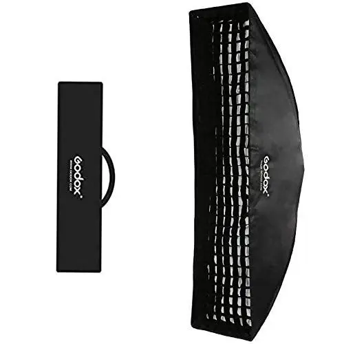 Produktbild: Godox Softbox Strip Grid Softbox Strip Box Honeycomb Grid Softbox for Photo Strobe Studio Flash Softbox Bowens Mount (FW30X120)
