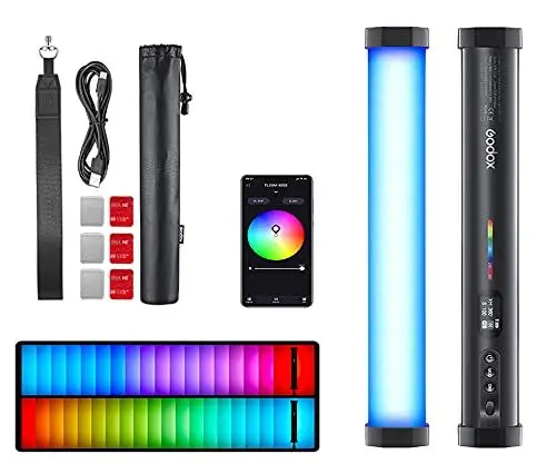 Produktbild: Godox TL30 RGB Tube Licht LED Licht 8W 2700K-6500K Eingebaute Lithium Batterie Smartphone APP Steuerung (TL30)