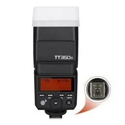 Produktbild: Godox TT350C TTL Kamerablitz Speedlite, 2.4G HSS 1 / 8000s TTL GN36 Elektronischer Blitz für Canon Mirrorless Digitalkamera