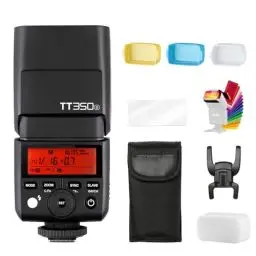 Produktbild: Godox TT350S Systemblitzgerät Kamerablitz Speedlite für Sony 2.4G Wireless X System 1/8000s TTL HSS Mini 2500mAh Lithium Battery 0.1~2.2s Recycle Time Gehörena 7Rll a7R a58 a99 ILCE6000L