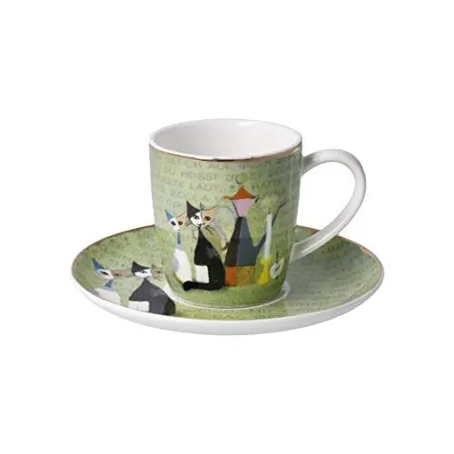 Produktbild: Goebel Espressotasse zum Sammeln La Storia di Serafino von Rosina Wachtmeister aus Fine Bone China, 0,1L, 66-860-88-1