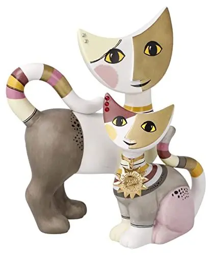 Produktbild: Göbel Figur Rosina Wachtmeister-Felia e Emilio Jahreskatze 2022 Limitiert mit Zertifikat, Mehrfarbig, 15x9,5x16,5 cm