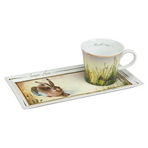 Produktbild: Goebel Junger Hase Kaffee Set, Porzellan, bunt, 24 x 12 x 8 cm