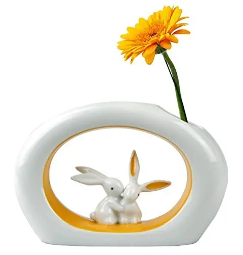 Produktbild: Goebel Orange Sunrise Bunny Vase, Hartporzellan, bunt, 5 x 19 x 12.5 cm