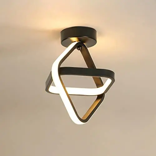 Produktbild: Goeco Deckenlampe Flur LED, Deckenleuchte 24W 2700LM, Deckenbeleuchtung Lampen Deckenlampen für Balkone Flurgarderobe Warmweißes Licht 3000K, Durchmesser 22cm