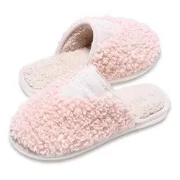 Produktbild: GOEWY Hausschuhe Damen Winter Pantoffeln Herren Plüsch Wärme Weiche Bequem Rutschfeste Memory Foam Slippers(Rosa,35/36EU)
