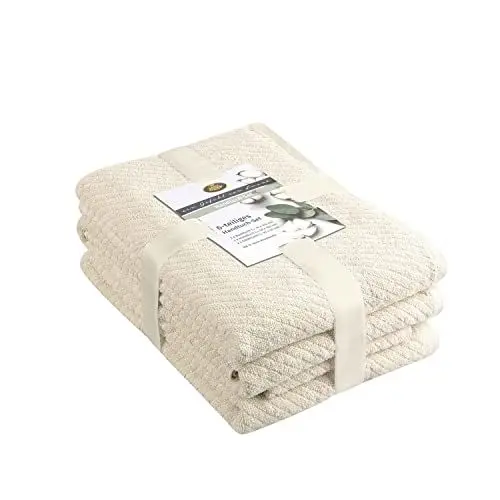 Produktbild: Gözze - Frottier-Set, 2 Handtücher (50 x 100 cm), 2 Duschtücher (70 x 140 cm) und 2 Gästetücher (30 x 50 cm), 100% Baumwolle, 480 g/m² - Crème