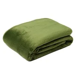 Produktbild: Gözze - Premium Cashmere-Feeling Wohn- und Kuscheldecke, 500 g/m², 130 x 170 cm - Dunkelgrün