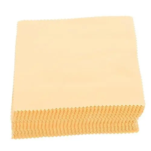 Produktbild: Gogogmee 100St Brillenputztuch Ehrliche Tücher Antibeschlag-Reinigungstuch bildschirm putztücher bildschirmreinigungstuch Linsenreinigungstuch Kamera-Wischtuch superfeine Faser Yellow