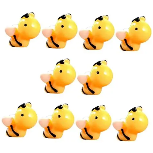 Produktbild: Gogogmee Robuste Harz-bienendekorationen 10 Stück Ornamente Für Blumentopf Bienenharz Verzierungen Für Die Landschaft