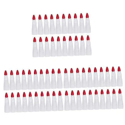 Produktbild: Gogogmee 150 Stk Hexen-Zombie-Finger gefälschter Hexenfinger künstlicher Finger halloween nägel halloween nails Fingernägel der Fingerbedeckungen für Hexen Plastik Weiß
