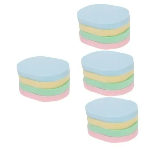 Produktbild: Gogogmee 4sets Make-up Schwämme Tragbare Gesicht Waschen Werkzeug Gesichts Schwämme Gesicht Reinigung Schwamm 4 Stücke * 4