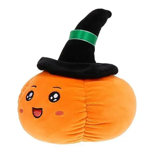 Produktbild: Gogogmee 1Stk Kürbis-Kissen-Spielzeug Plüsch-Kürbispuppe Kürbis Kissen Halloween Halloween assecoires Spielzeuge Plüschtier Kürbis vorhanden Kürbiskissen Daunen Baumwolle Orange